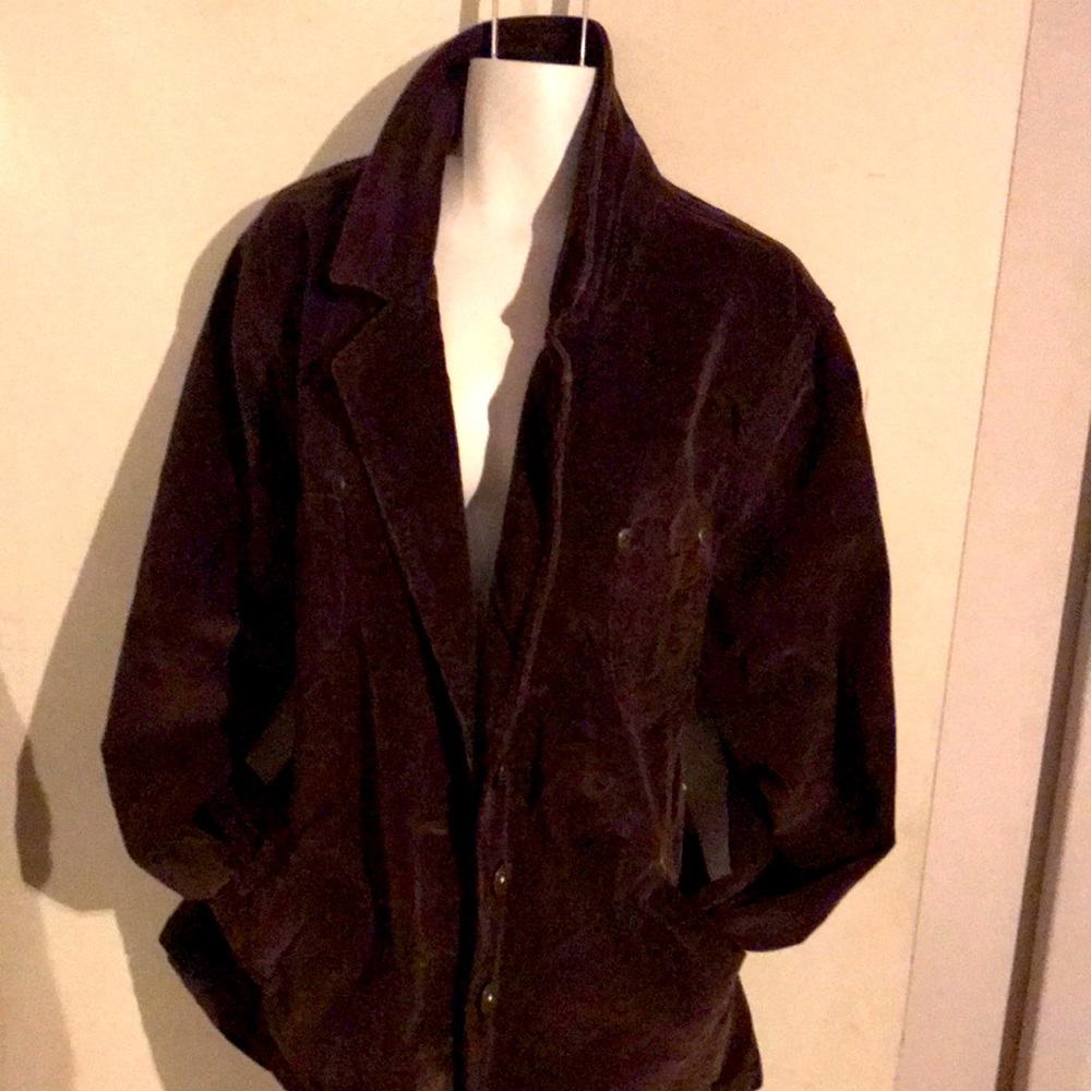 MXM Women's Dark Brown Corduroy Blazer Jacket